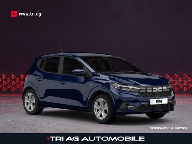 Dacia Sandero Expression TCe 90 CVT Iron-Blau Metallic - Bild 1