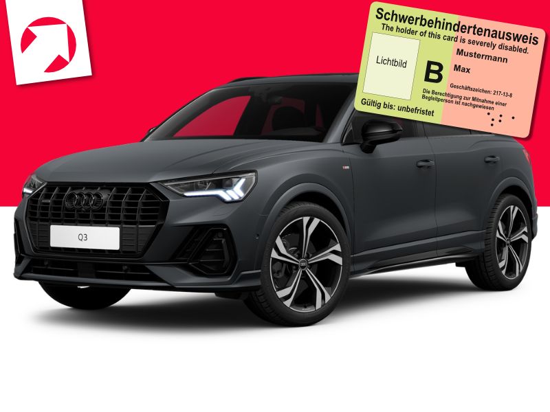 Audi Q3 S line 40 TFSI quattro S tronic*MATTEFFEKT*PERSONEN MIT EINER BEHINDERUNG*