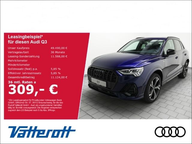 Audi Q3 S line 35 TFSI ACC Matrix Navi CarPlay Pano Kamera - Bild 1