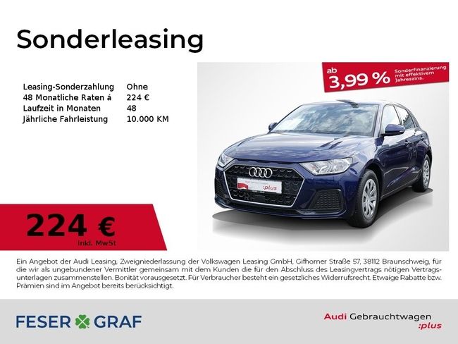 Audi A1 Sportback 25 TFSI advanced SHZ - Bild 1