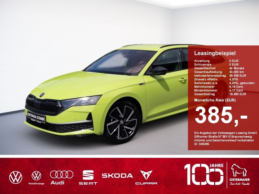 Skoda Octavia Combi SPORTLINE 1.5TSI DSG AHK-VORBER.SM