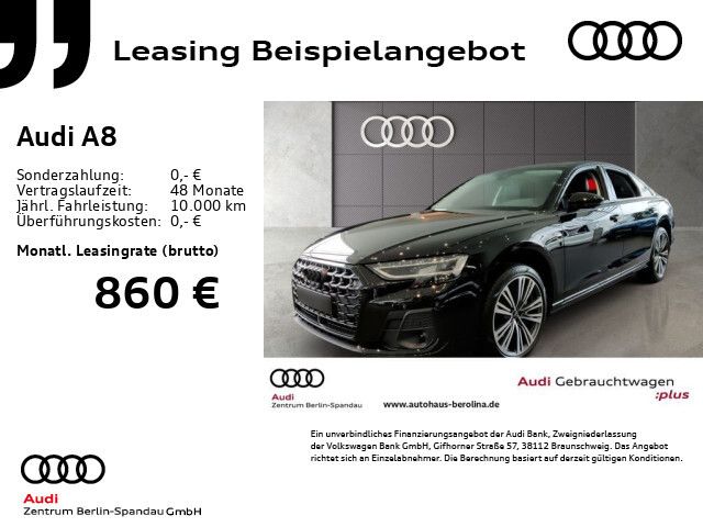 Audi A8 50 TDI qu. S line tiptr. *PANO*Opt.-Schwarz+* - Bild 1