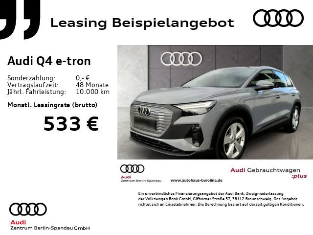 Audi Q4 e-tron 40 *PDC+*LED*SHZ*GRA*Smartph.-int.* - Bild 1