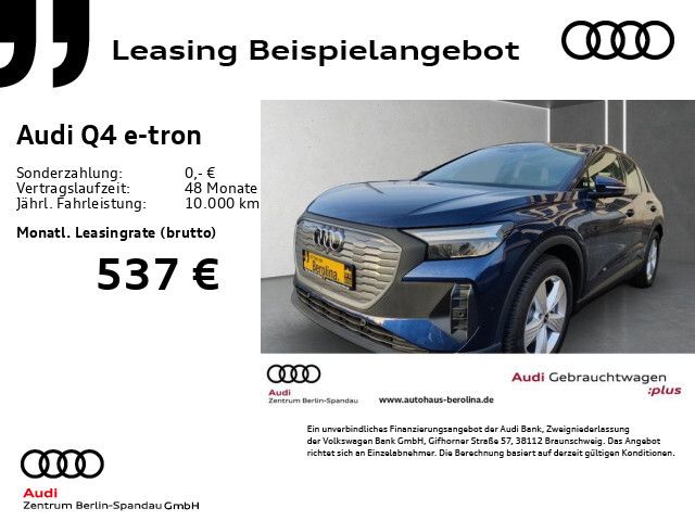 Audi Q4 e-tron 40 *PANO*NAV+*AHK*ACC*LED*R-CAM*PDC+* - Bild 1