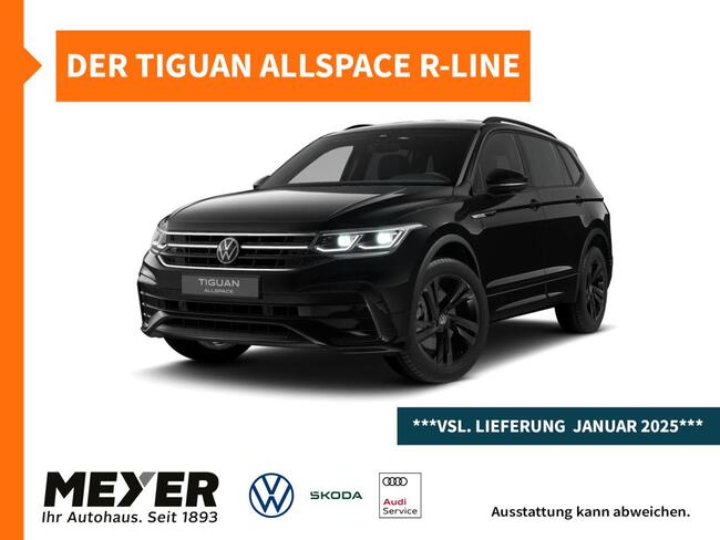 Volkswagen Tiguan Allspace R-Line 2.0 TDI DSG 4MOTION **Black Style, AHK, Navi** - Bild 1