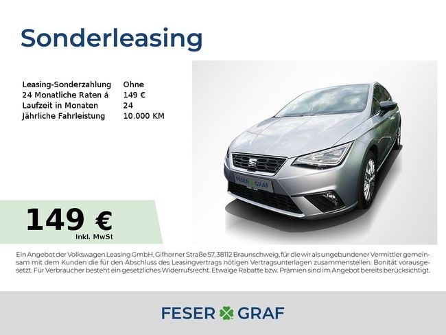 Seat Ibiza FR PRO 1.0TSI-PDC,VIRTUAL,NAVI,LED,KESSY - Bild 1