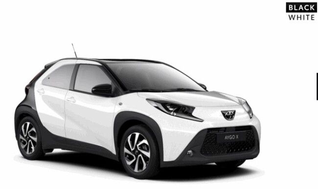 Toyota Aygo X Black & White inkl. WKR ! CarPlay*Klima*Kamera*Bluetooth*Sitzheizung - Bild 1