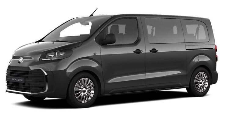 Toyota Proace 2.0L (144 PS) 5 Türer, 8 Sitze L1 COMFORT +Travel Pack Metallic Grau Sofort verfügbar