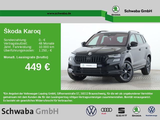 Skoda Karoq Sportline 2,0 TDI 4x4 *LED*AHK*ACC*R-KAM* - Bild 1