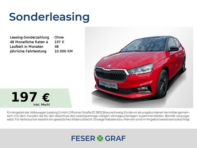 Skoda Fabia Selection 1.0 TSI -LED,SHZ,BLUET,CLIMA,PDC - Bild 1