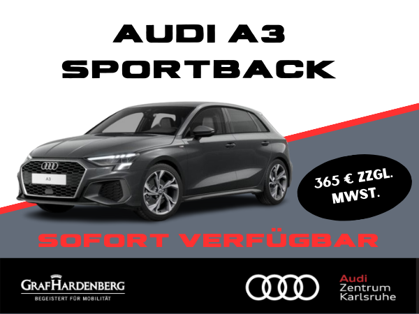 Audi A3 Sportback 👀*Sofort Verfügbar*