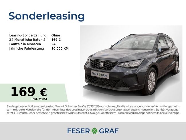 Seat Arona 1.0 TSI Style LED/Kessy/PRO-Paket/SHZ/PDC - Bild 1