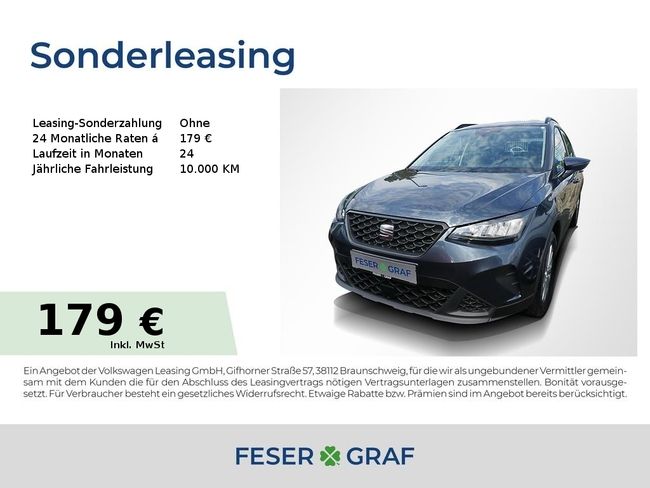 Seat Arona Style PRO 1.0TSI-KESSY,LED,PDC,SZH,GJR,ACC - Bild 1