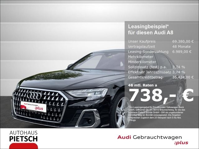 Audi A8 50 TDI quattro Panorama B&O Standhzg 360° ACC - Bild 1