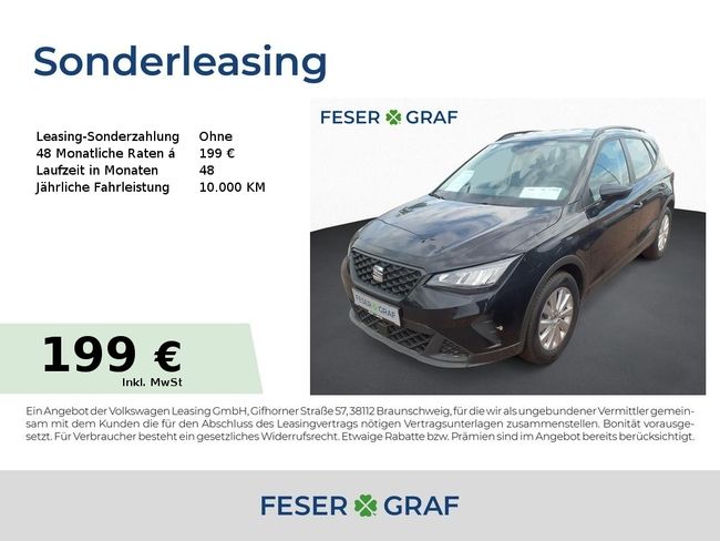 Seat Arona 1.0 TSI DSG Style LED/ACC/Kessy/PRO-Paket - Bild 1