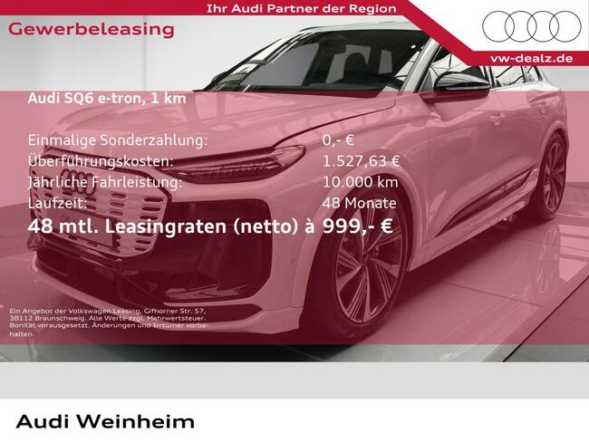 Audi SQ6 e-tron quattro Pano B&O OLED MatrixLED Leder - Bild 1