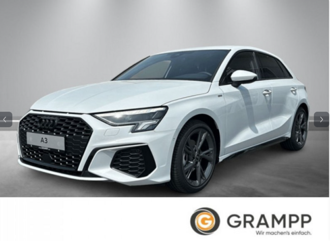 Audi A3 Sportback S-Line 35 TFSI S-tronic ACC+LED+KAMERA+NAVI+SHZ+OPTIK SCHWARZ - Bild 1