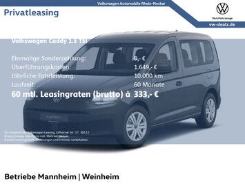 Volkswagen Caddy 5-Sitzer 1.5 TSI EU6