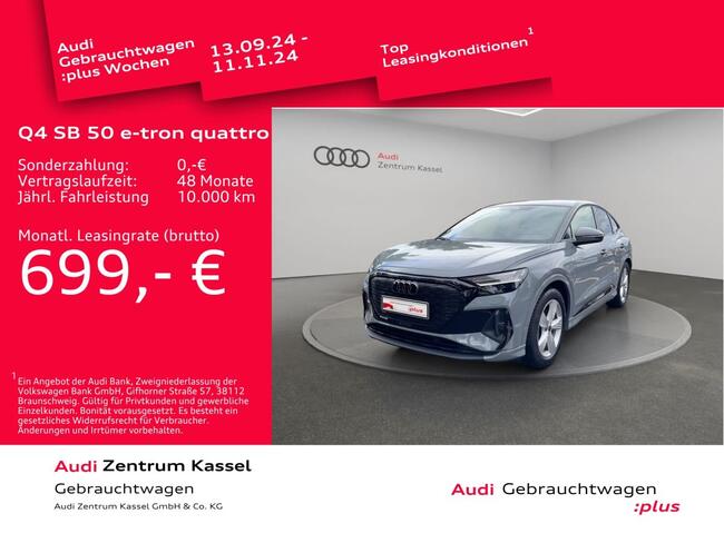 Audi Q4 e-tron Q4 Sportback 50 e-tron qu. S line Matrix Kamera - Bild 1