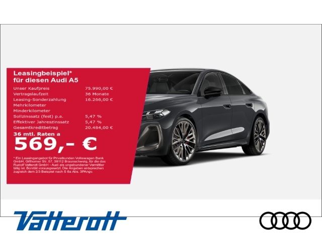 Audi A5 Limousine edition one TDI quattro B&O HUD ACC Matrix - Bild 1