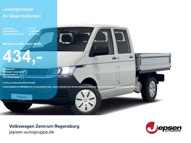 Volkswagen T6 Pritschenwagen DoKa Standhzg - Bild 1