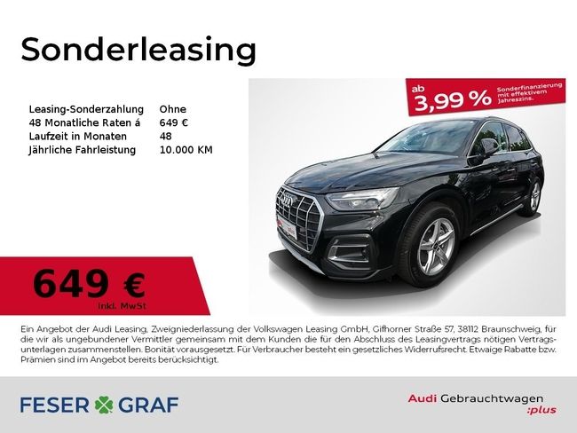 Audi Q5 40 TDI quattro advanced S tronic AHK/Rfk/18 - Bild 1