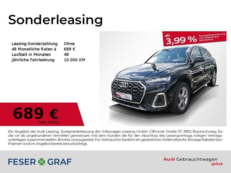 Audi Q5 40 TDI quattro S line S tronic Pano/Sthz/HUD