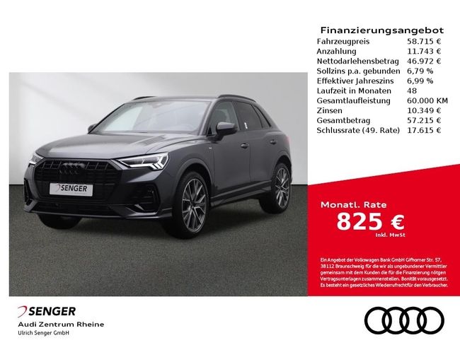 Audi Q3 S line 35 TFSI Assistenz-Paket Navi LED - Bild 1