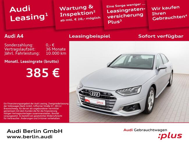 Audi A4 35 TFSI S tr. LED NAVI RFK DAB SITZHZG - Bild 1