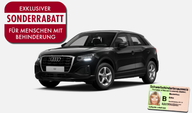 Audi Q2 35 TFSI S tronic.Lederlenkrad 3-Speichen. Sitzheizung vorn.ALU - Bild 1