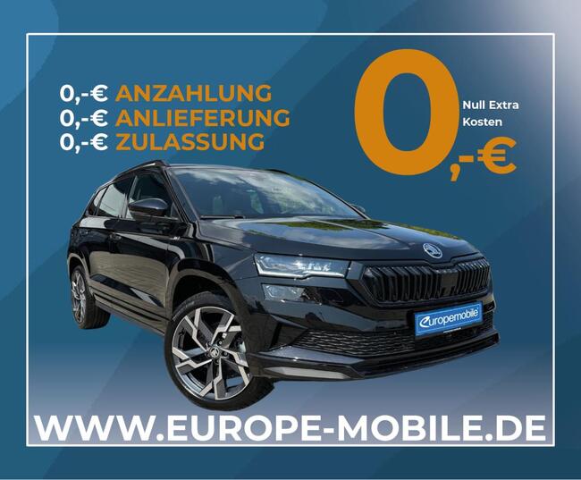 Skoda Karoq SPORTLINE 2.0 TSI ACT 4x4 190 DSG (UVP 60.700€ /SOFORT) 5J.GARANTIE|MATRIX|PANO|AMUNDSEN|AHK|ASSIST - Bild 1