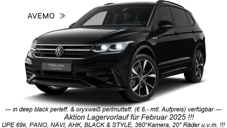 Volkswagen Tiguan Allspace R-Line 2,0 l TDI *Februar25* Pano, Navi, AHK, Black&Style, 360 Kamera u.v.m