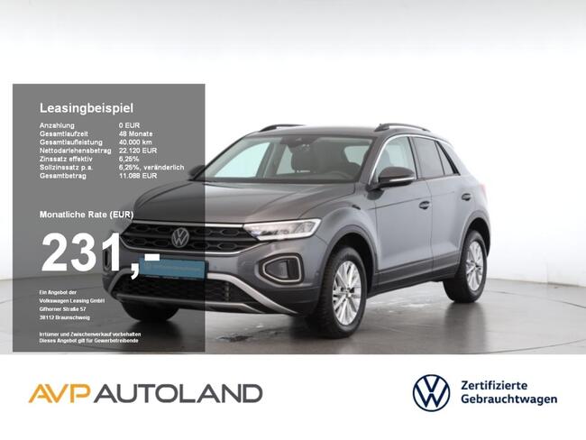 Volkswagen T-Roc 1.0 TSI Life | NAVI | LED | SITZH. | - Bild 1