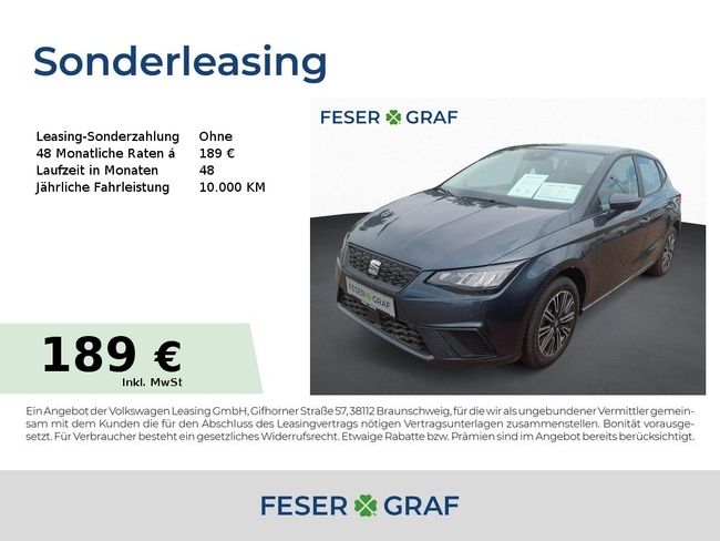 Seat Ibiza 1.0 TSI Style Edition LED/SHZ/PDC/GRA - Bild 1