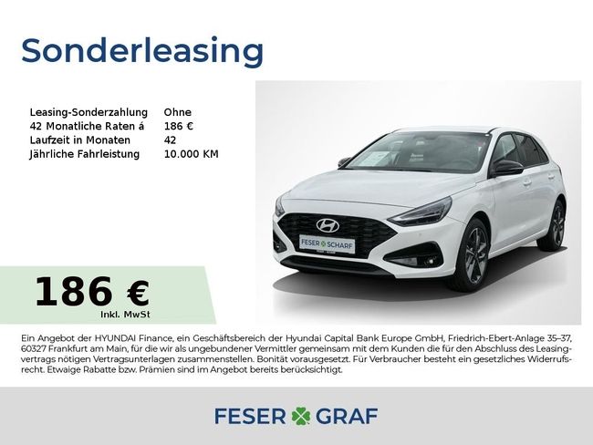 Hyundai i30 NAVI KAMERA CARPLAY KLIMAAUTO. SHZ LHZ - Bild 1