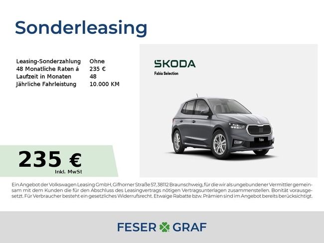 Skoda Fabia Selection 1,5 TSI SZH*PDC.HI*SMART-LINK - Bild 1