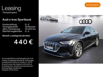 Audi e-tron Sportback advanced 55 quattro*Navi*LED*Alu*HUD*PDC*Virtual Cockpit*360°Kamera*Sitzheizung