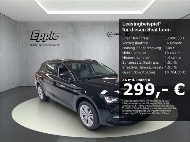 Seat Leon Sportstourer Style Edition, Navi,AHK,Rückfahr, Sitzheizung - Bild 1