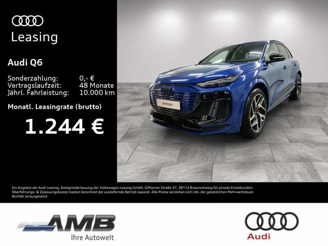 Audi Q6 e-tron 55 edition one blue 2xS line/Pano/B&O - Bild 1