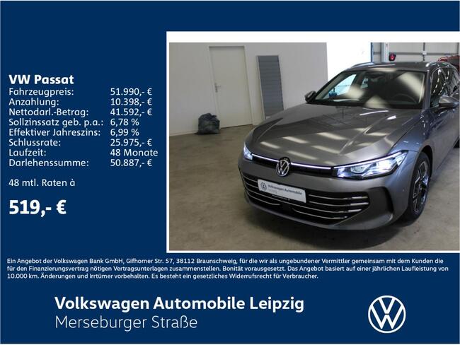 Volkswagen Passat Elegance 2.0 l TDI DSG*AHK*DCC*HUD - Bild 1