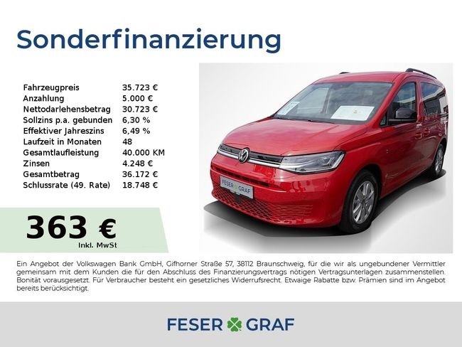 Volkswagen Caddy Life 1,5 l TSI EU6 - Bild 1