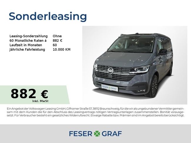 Volkswagen T6 California Beach 2.0TDI LED/Navi - Bild 1