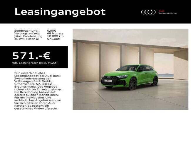 Audi RS3 RS 3 Sportback NEUBESTELLUNG MJ2025 - Bild 1