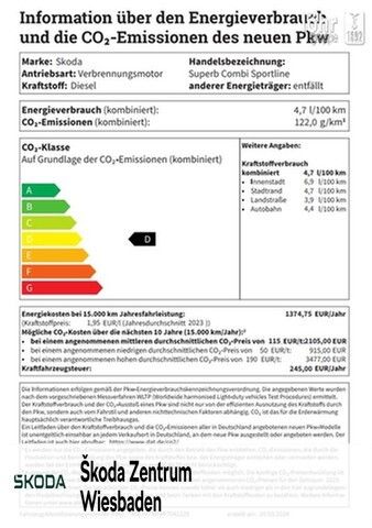 Skoda Superb Combi Sportline 2,0 TDI DSG AHK COLUMBUS RFK - Bild 1