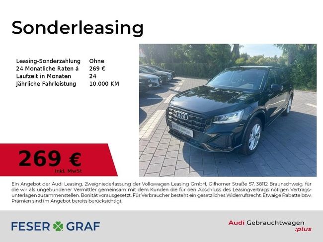 Audi Q2 Advanced 40 TFSI quattro S-tronic NAVI+/ACC/V - Bild 1