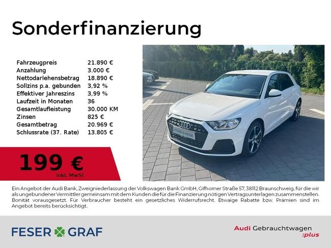 Audi A1 Sportback Advanced 25 TFSI INTERFACE/DYNAMIK - Bild 1