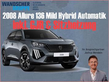 Peugeot 2008 Allure 136 Mild Hybrid inkl. GJR und SHZ