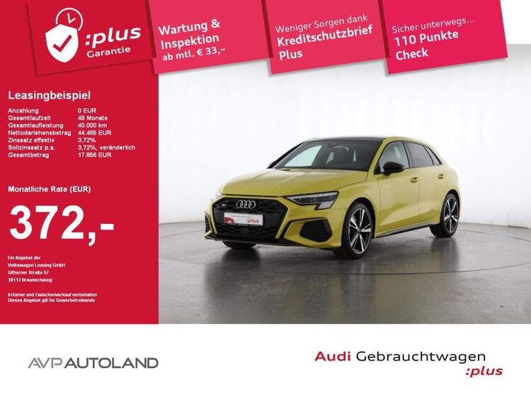 Audi S3 Sportback TFSI quattro S tronic PANORAMADACH