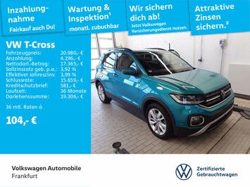 Volkswagen T-Cross 1.0 TSI MOVE Navi AHK LED Heckleuchten Sitzheizung Leichtmetallfelgen