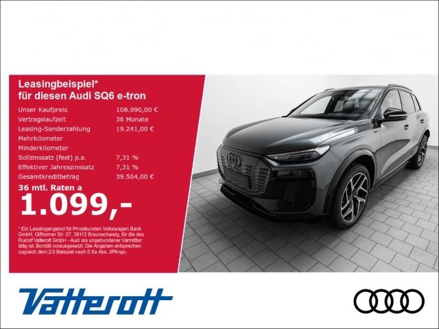 Audi SQ6 e-tron AHK Pano B&O TechPro Beifahrerdisplay